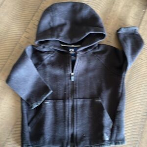 Gap fit baby 3-6 month black zip coat